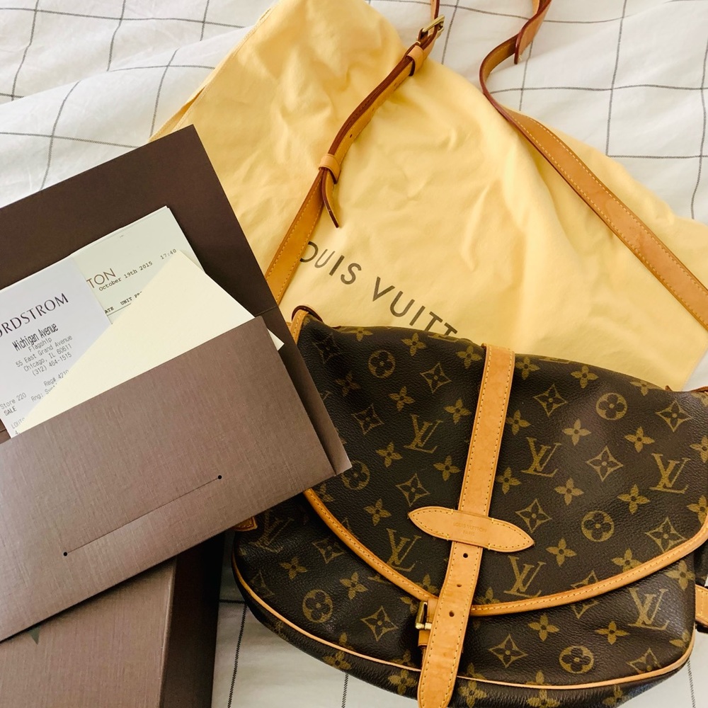 Authentic Louis Vuitton Saumur MM